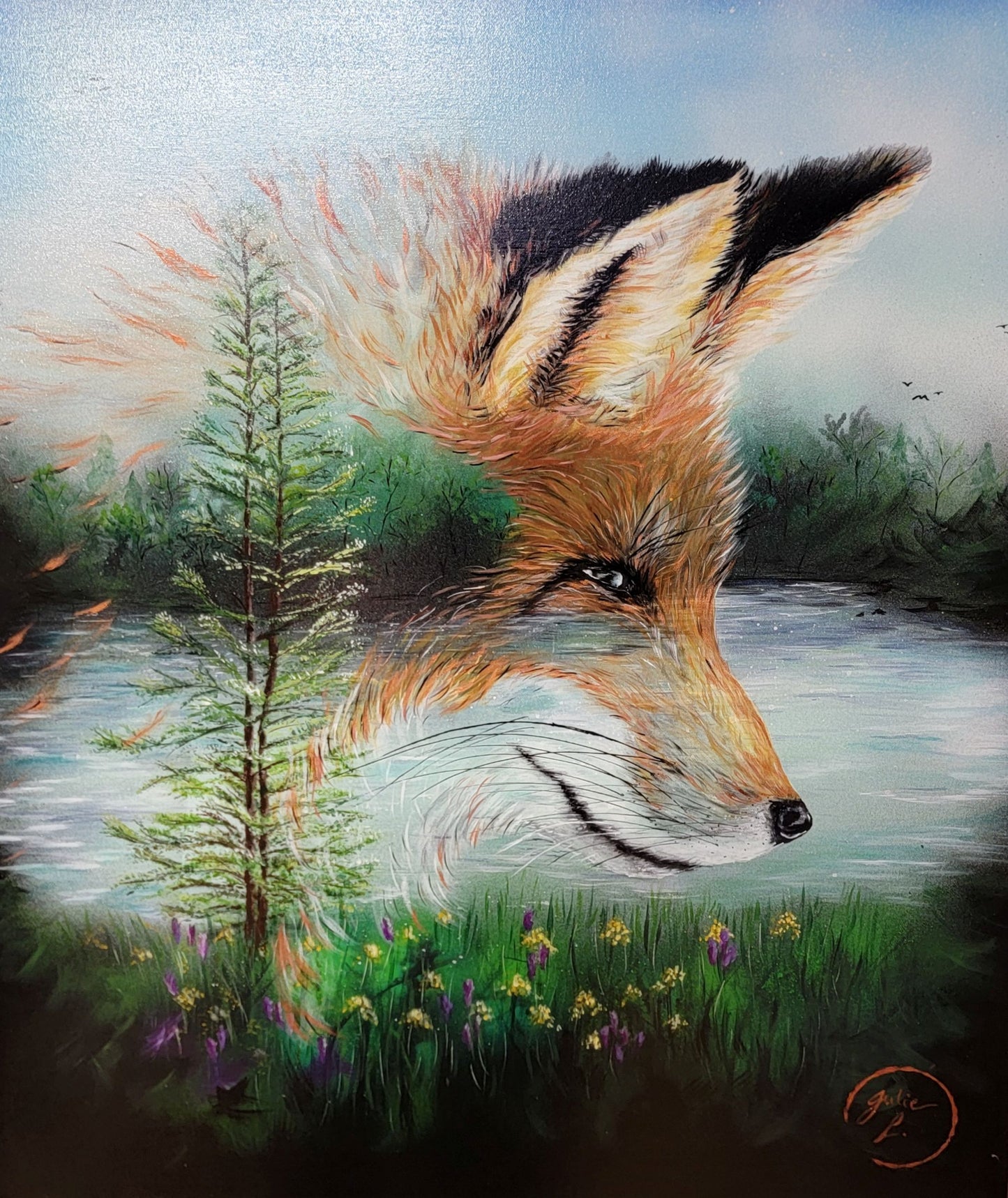 Regard sur le lac